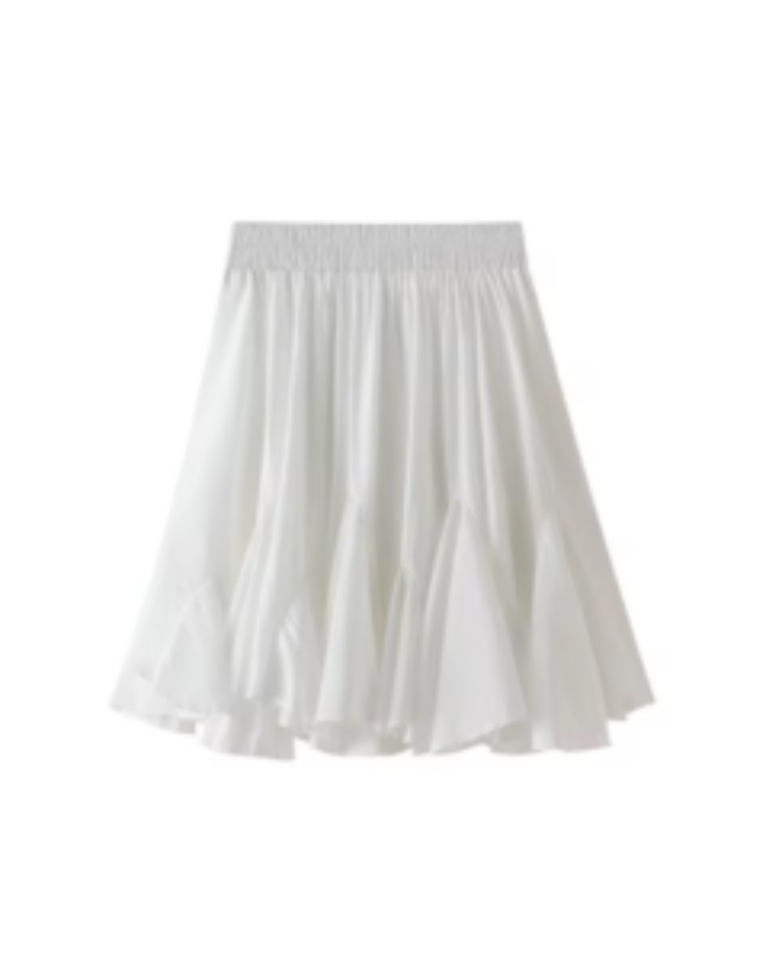 Coquette Rüschen Minirock mit Hoher Taille