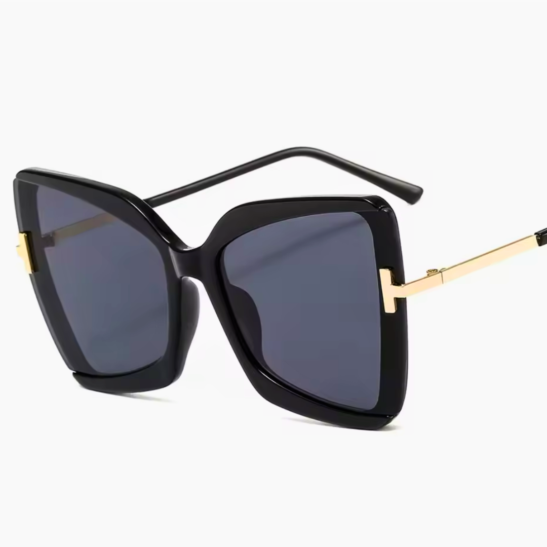 Trendige Sonnenbrille für Frauen – Übergröße mit Acryl-Gläsern und UV-Schutz