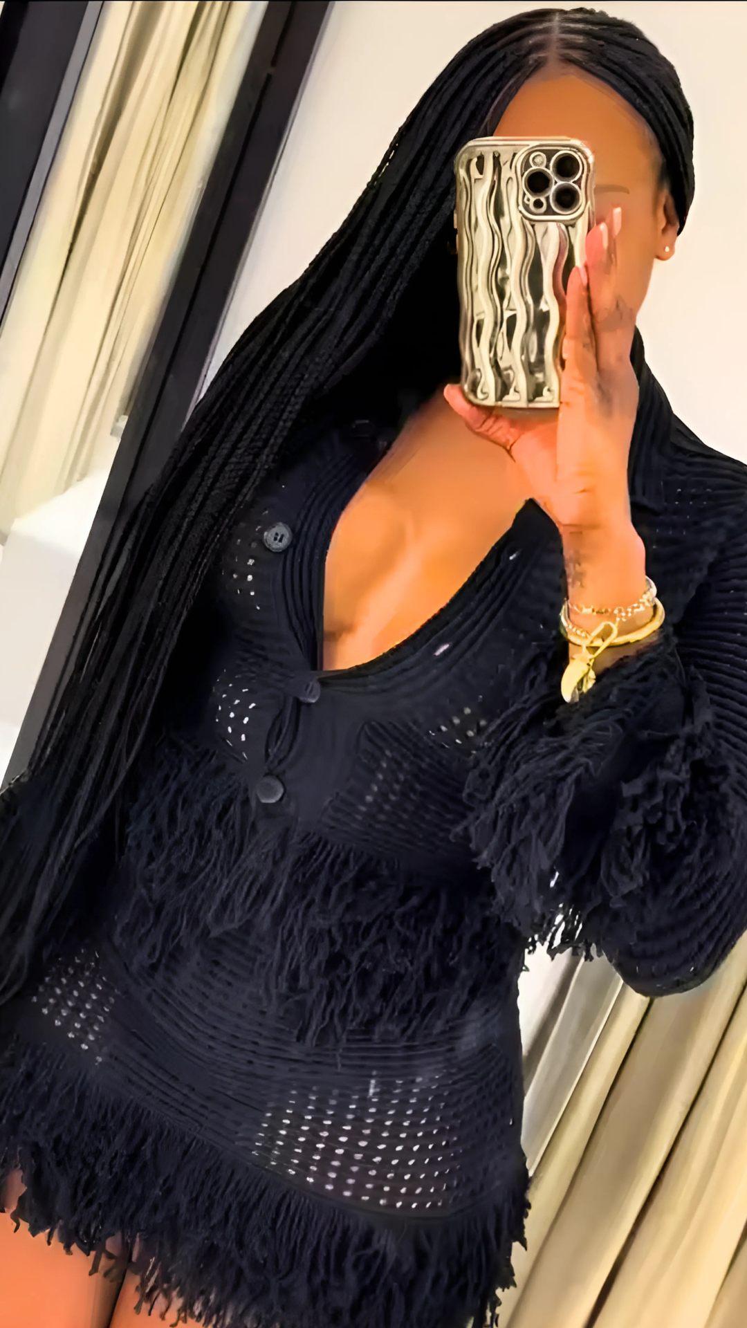 Eclipse Fringe Knit Set