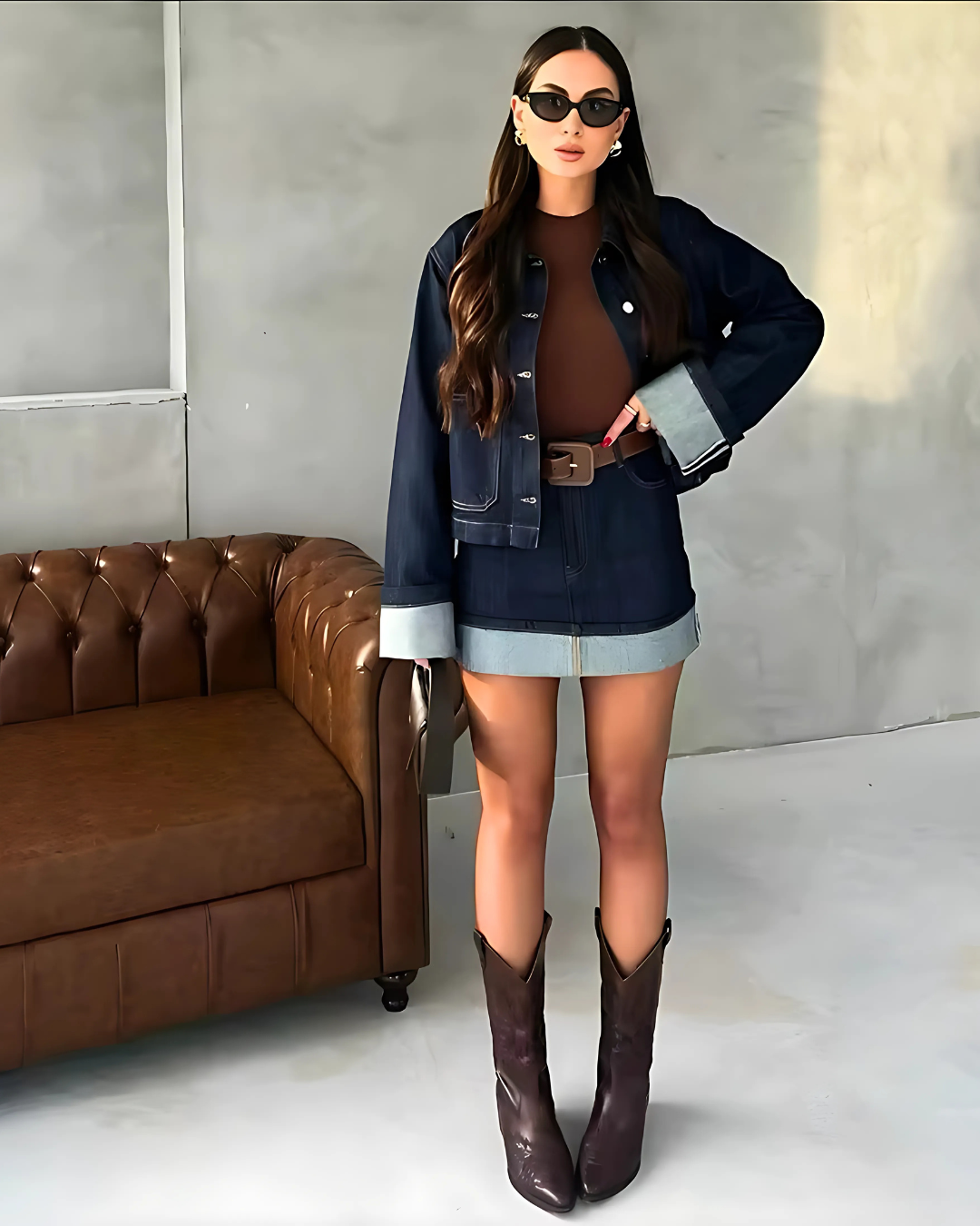 “Vintage Denim Duo”