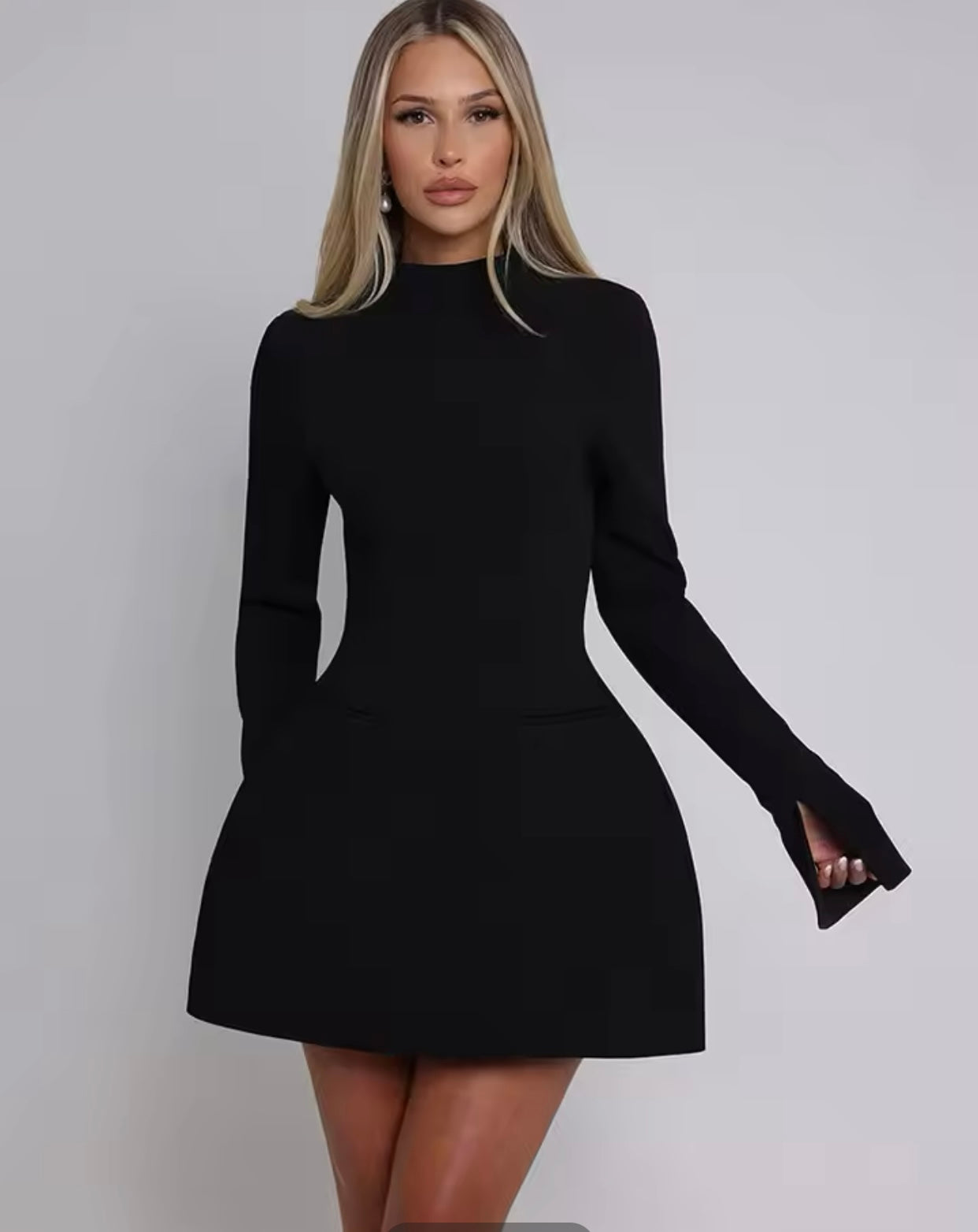 Elegant Aura Mini Dress