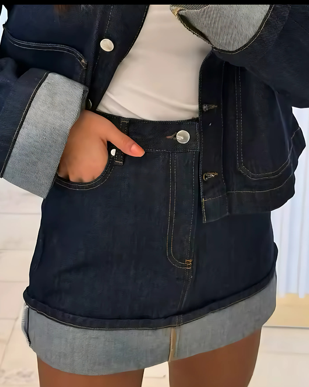 “Vintage Denim Duo”