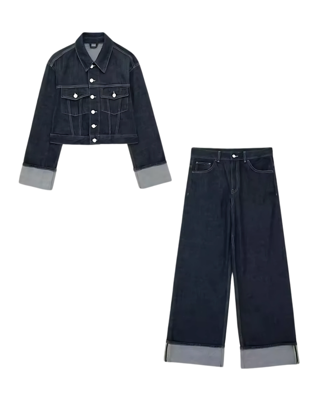 “Vintage Denim Duo”