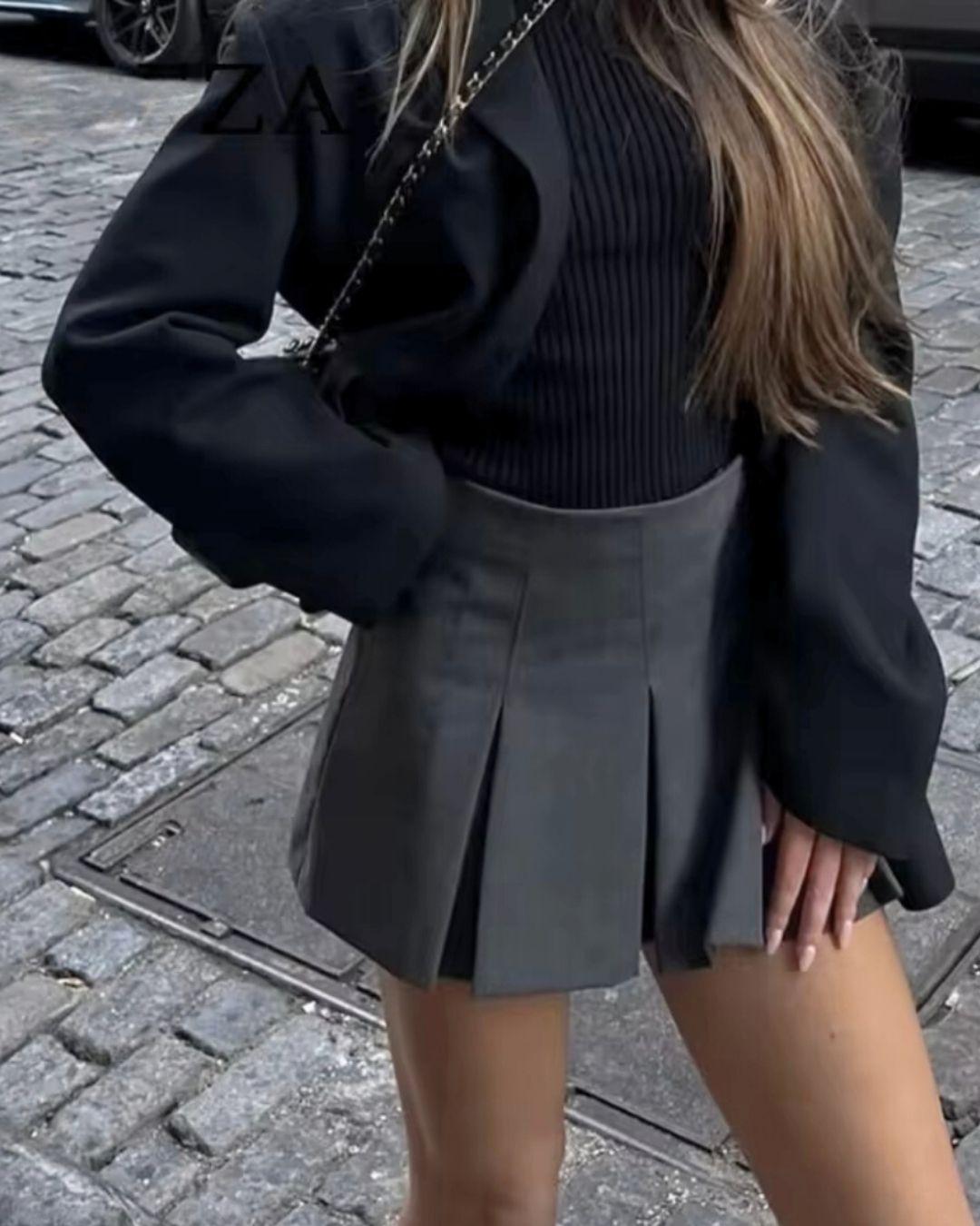 Urban Chic Faltenrock Damen