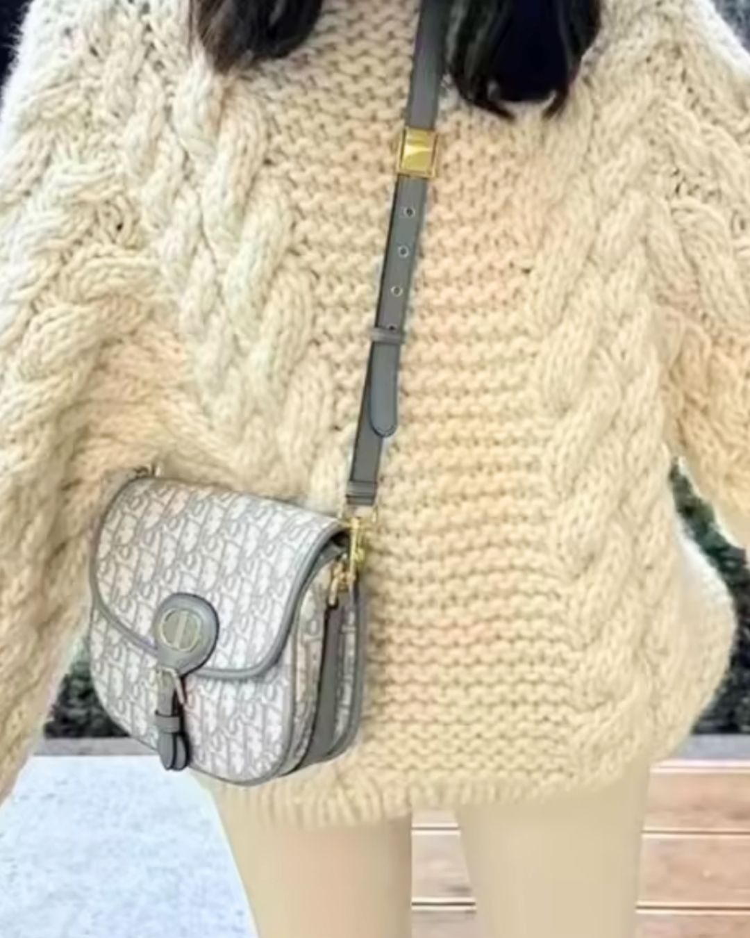 Cozy Flare Cable Knit Sweater