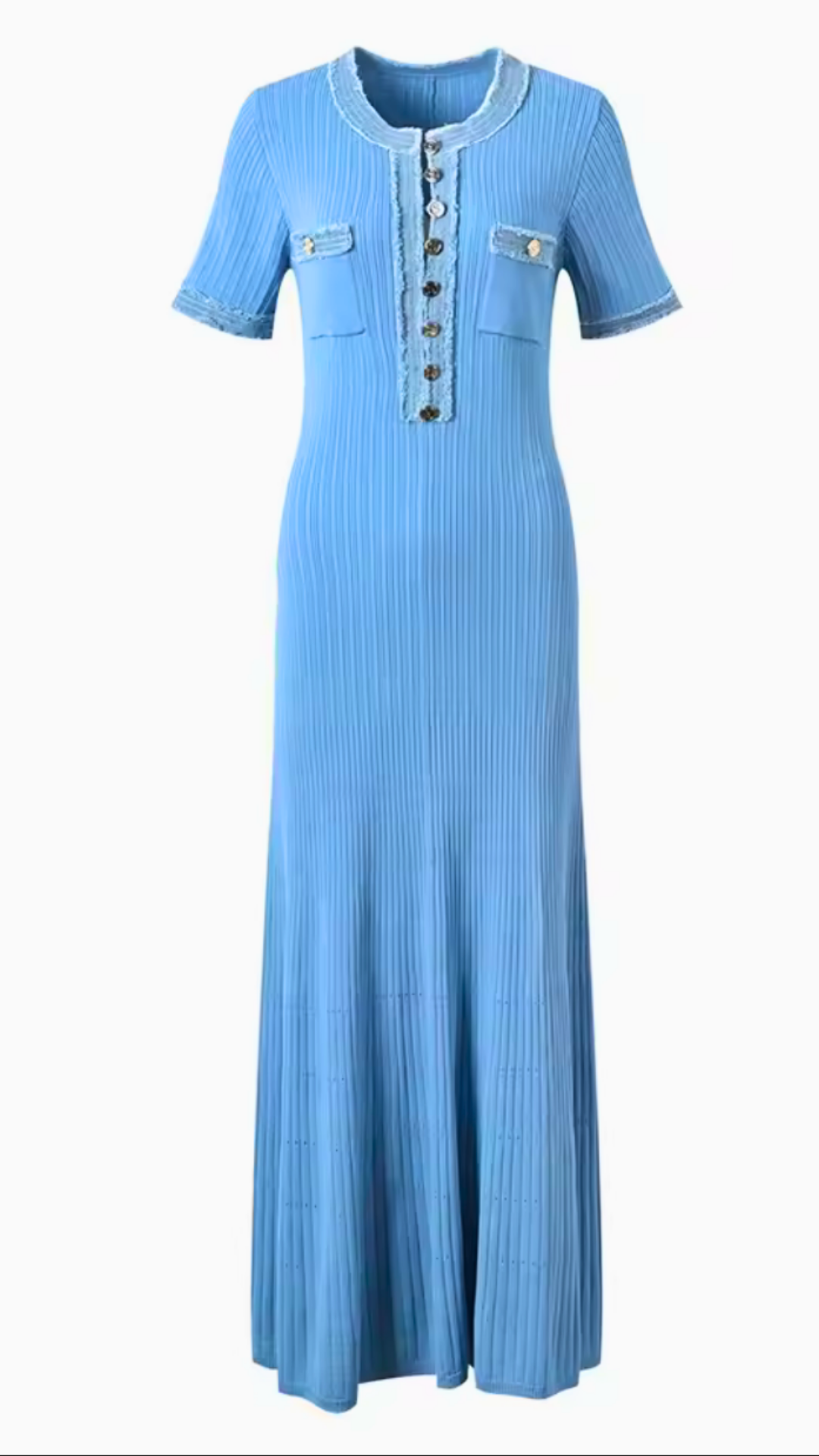 Riviera Elegance Knit Dress