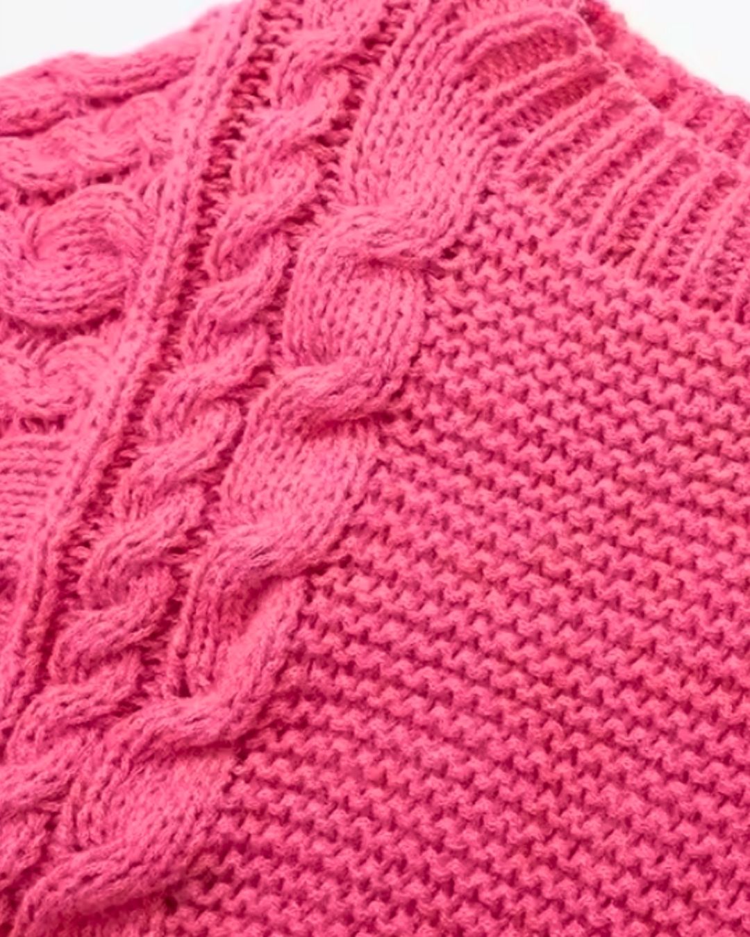 Cozy Flare Cable Knit Sweater