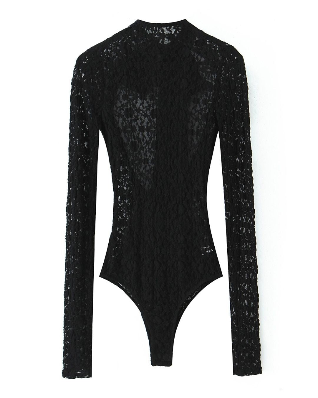 Schwarzes Spitzen Minikleid