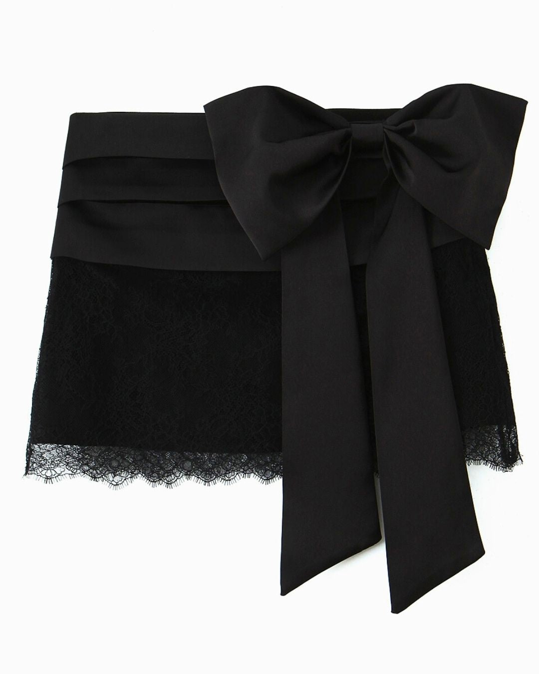 Schwarzes Spitzen Minikleid