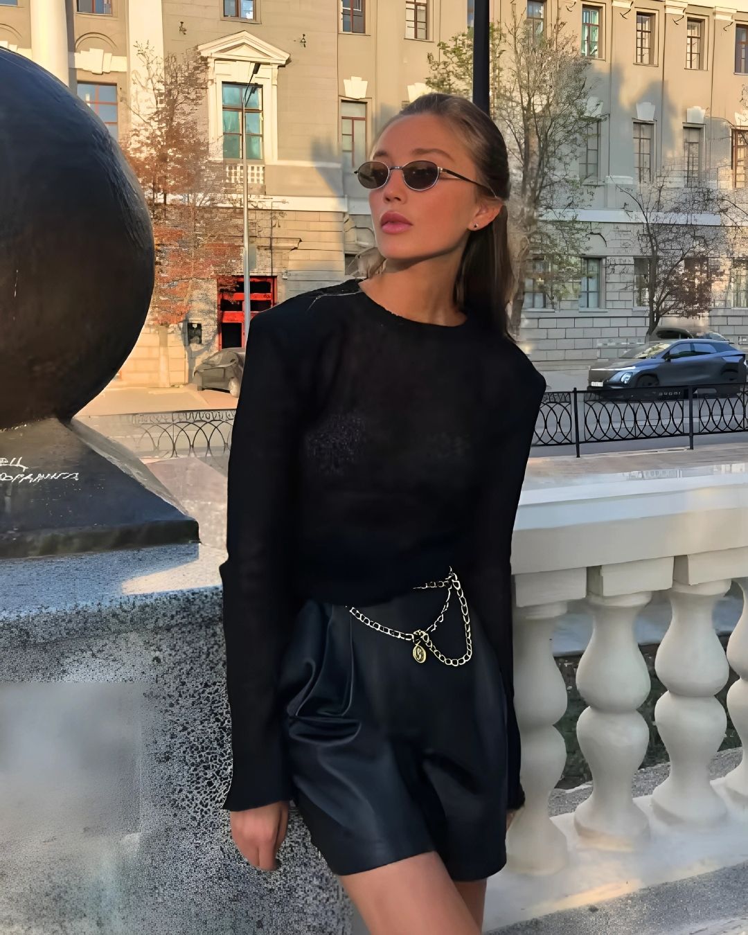 Feminine Grace Sheer Pullover