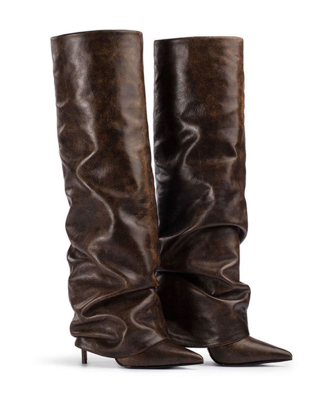 Slouch Luxe Pointed-Heel Boots