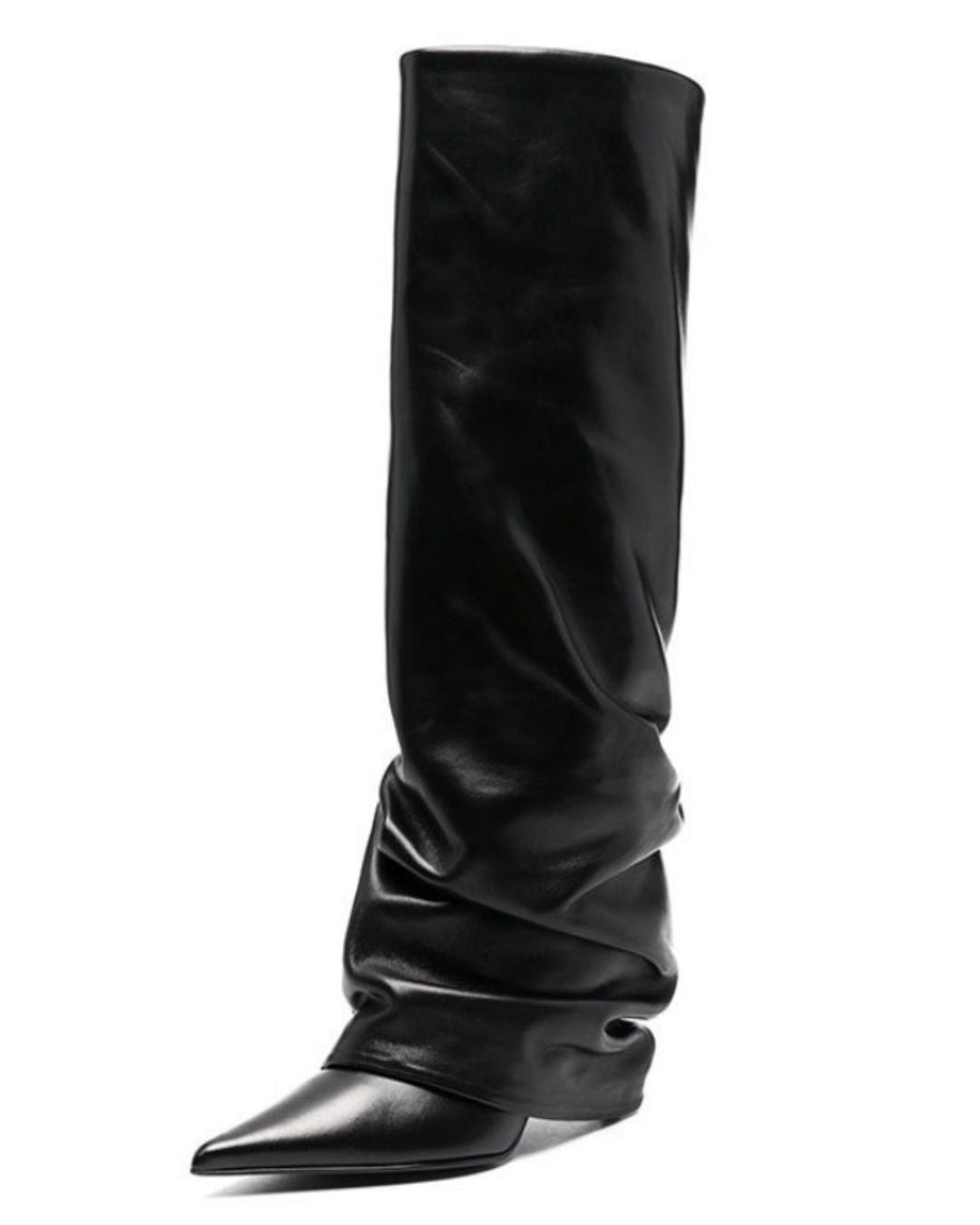 Slouch Luxe Pointed-Heel Boots