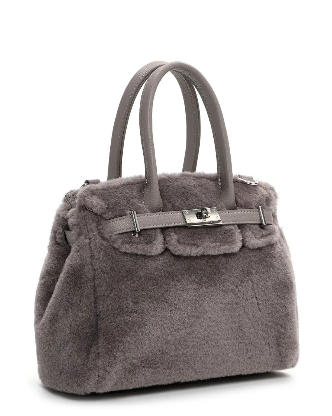 Faux Fur Luxe Tote Bag