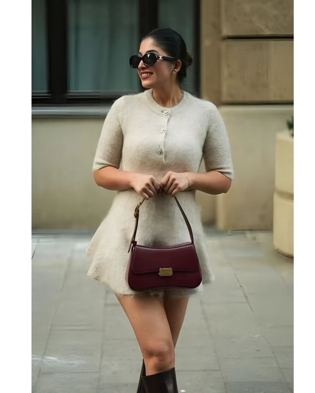 Cream Allure Knit Set