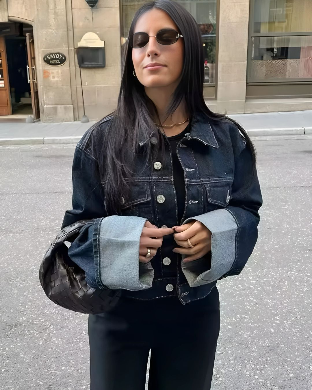 Luxe Cuff Denim Ensemble