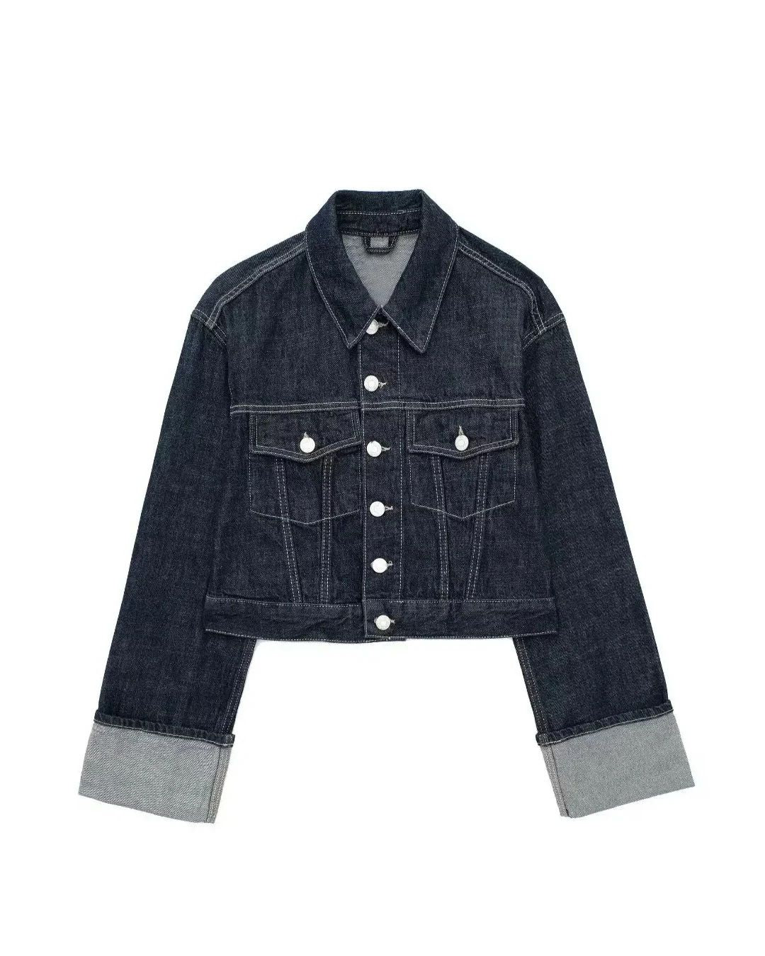 Luxe Cuff Denim Ensemble