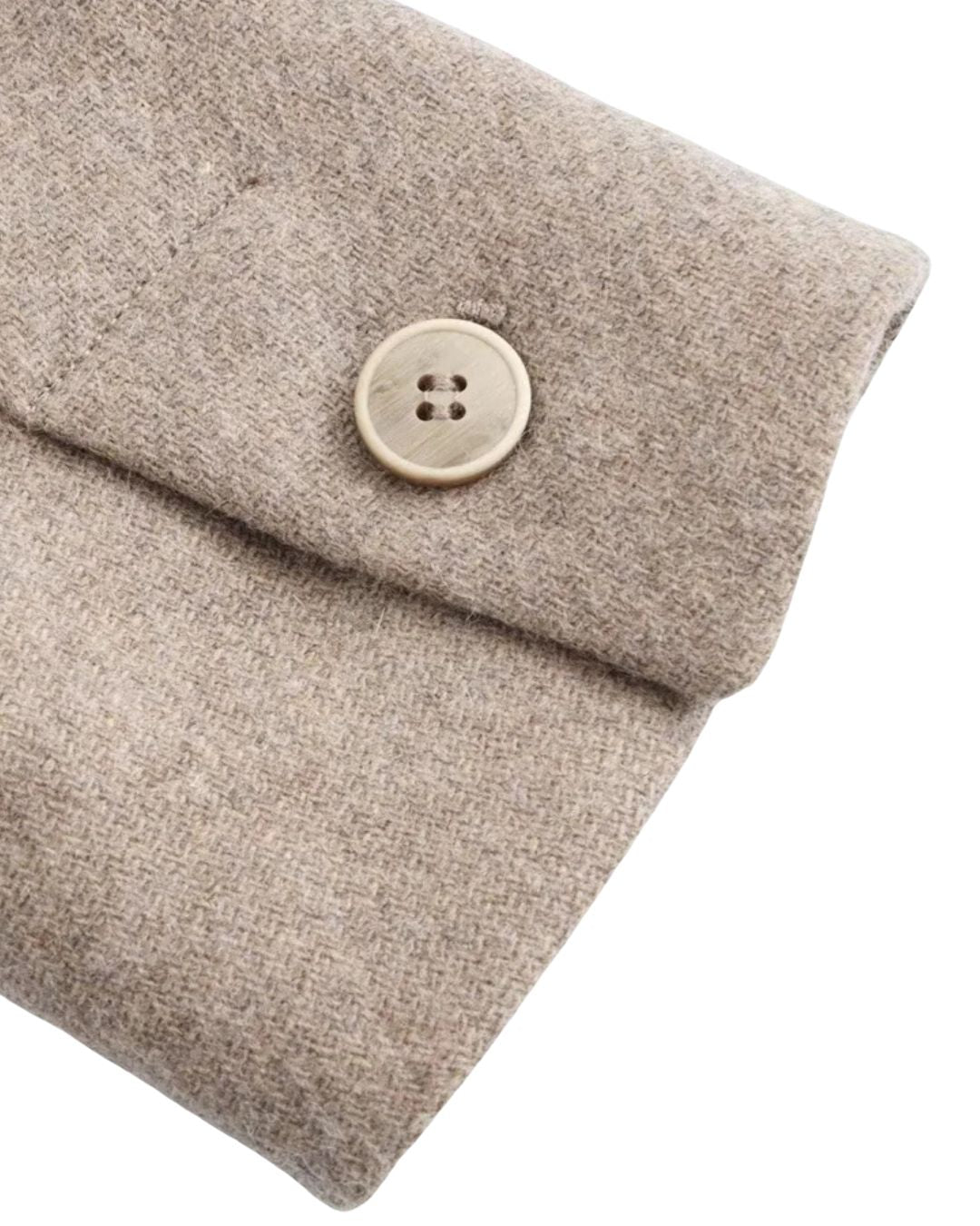 Elegant Faux Fur Collar Coat