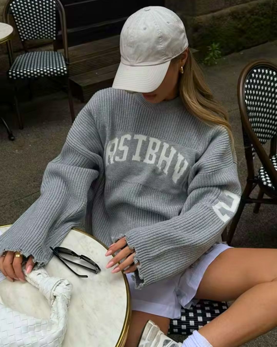 Urban Statement Jacquard Oversize Pullover