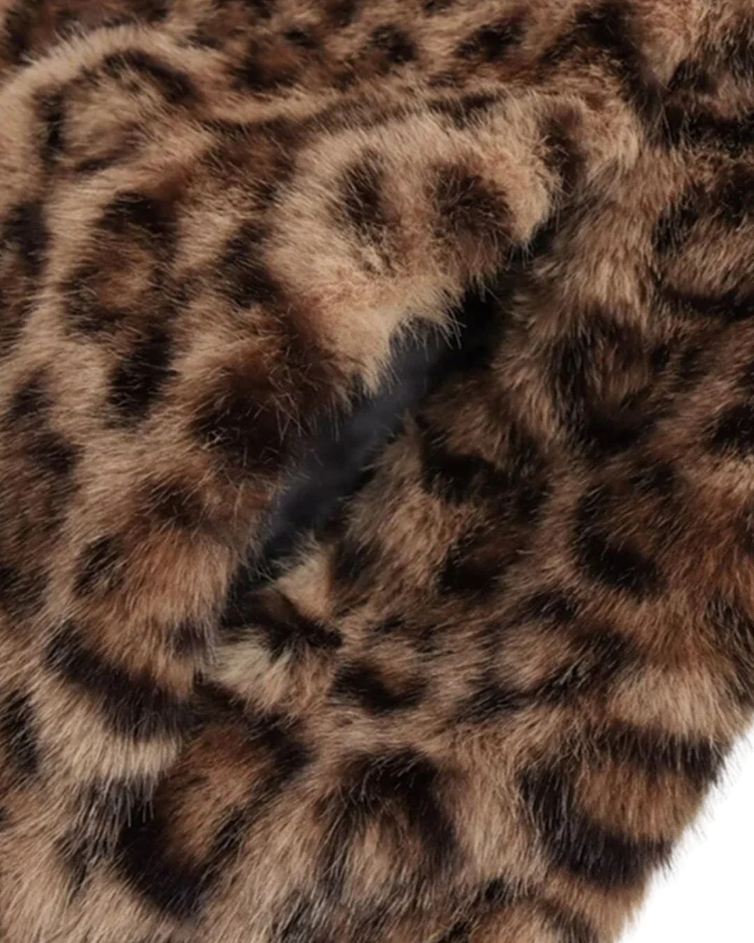 Leopard Luxe Faux Fur Jacket
