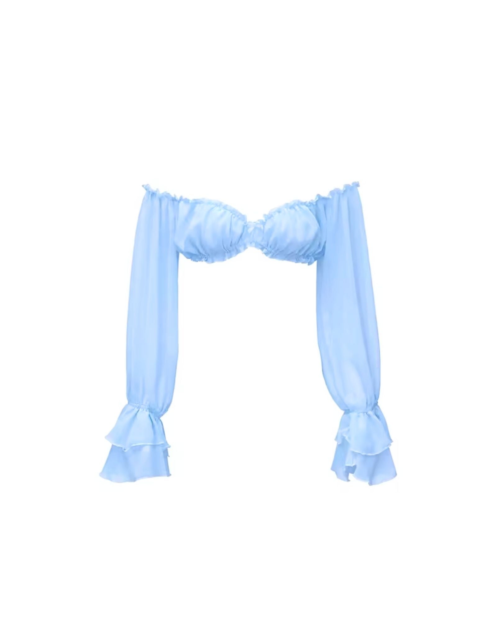 Azure Riviera Ruffle Set