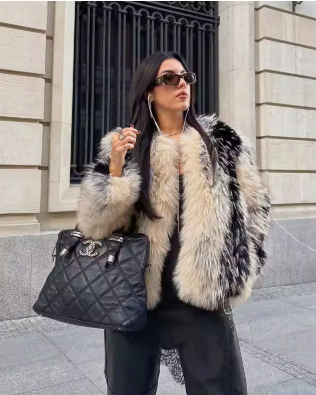 Urban Luxe Faux Fur Jacket
