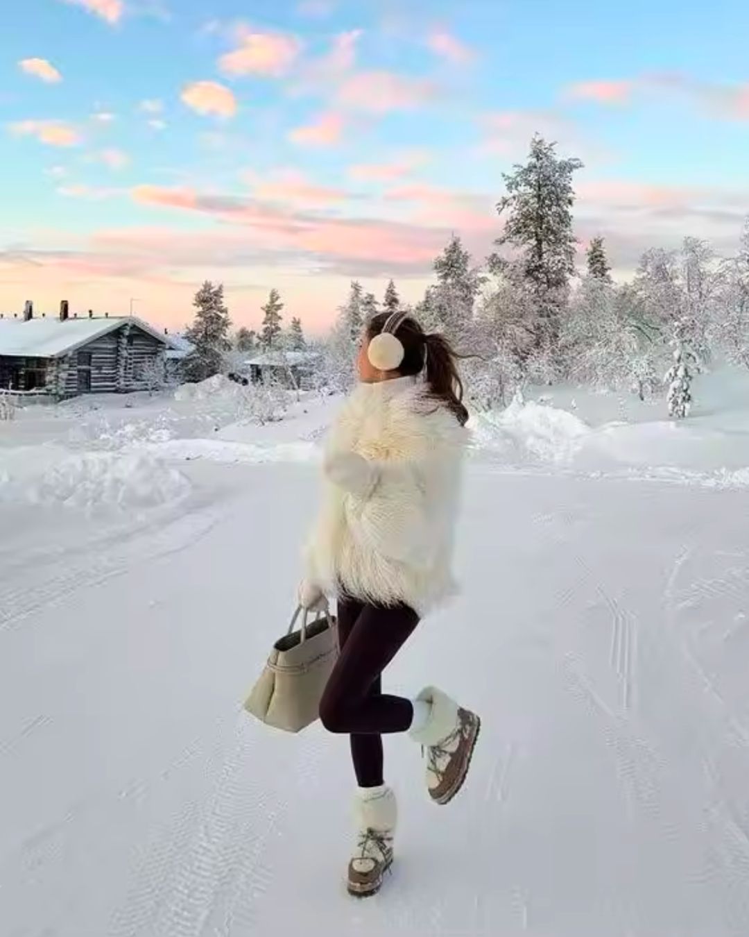 Cozy Fluffy Faux Fur Coat