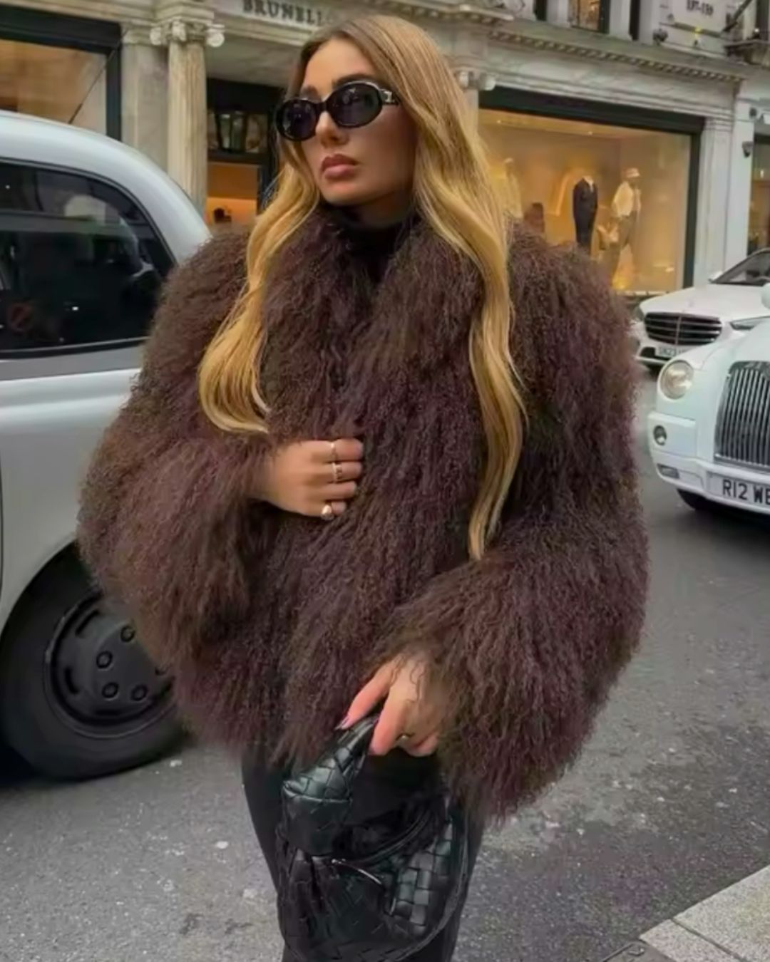 Cozy Fluffy Faux Fur Coat