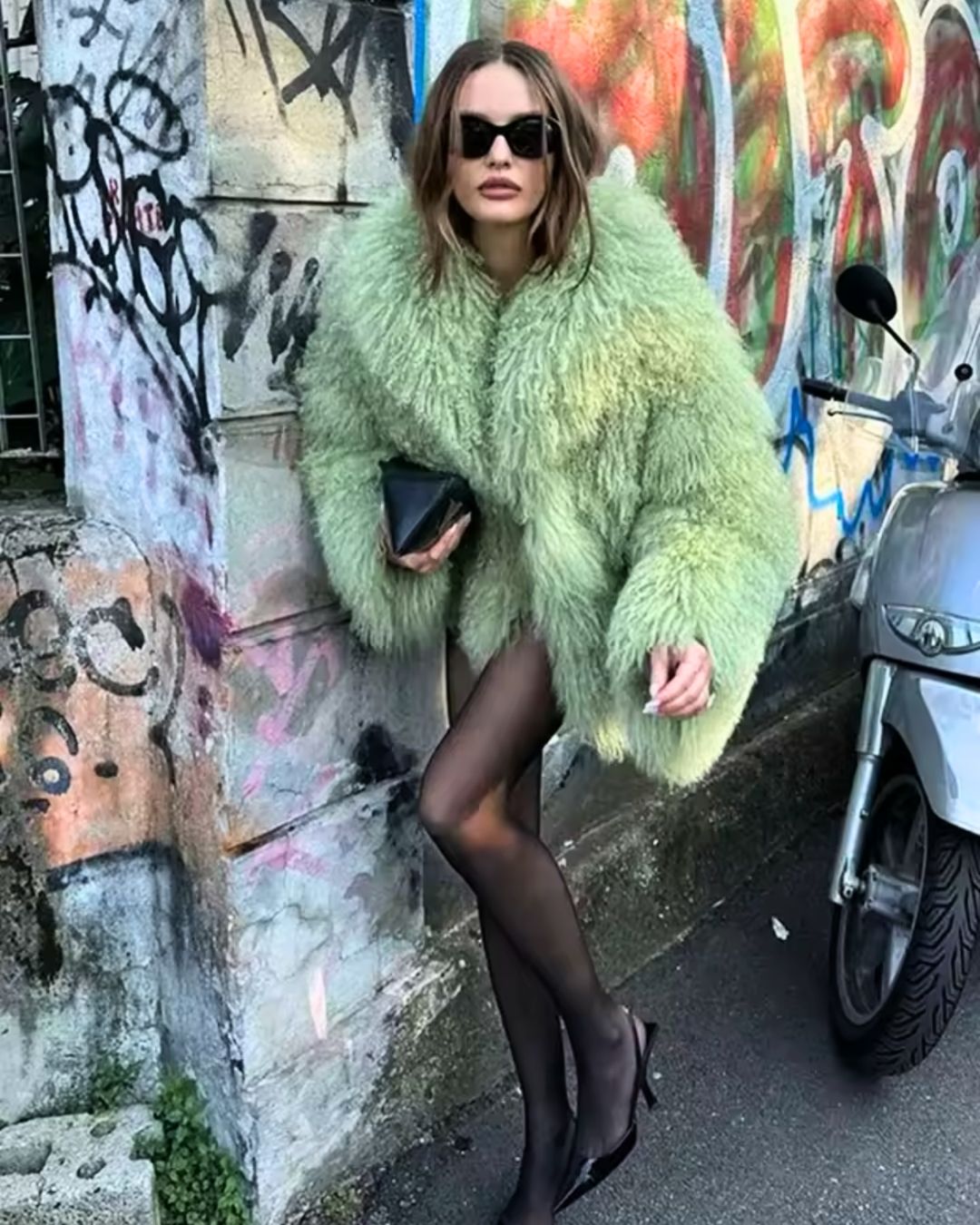 Cozy Fluffy Faux Fur Coat