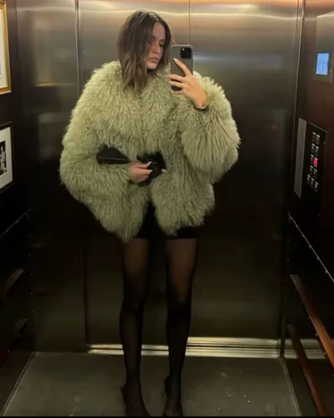Cozy Fluffy Faux Fur Coat