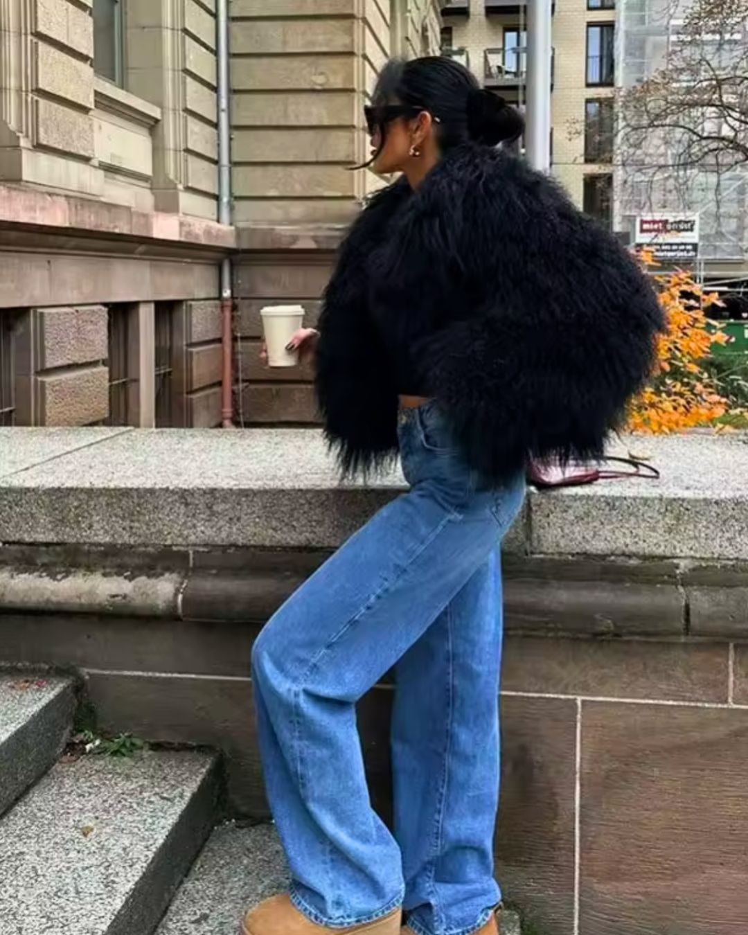 Cozy Fluffy Faux Fur Coat